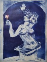 Kaia Mayer (1923-2005) Colour etching 'Ariadne', artist's proof, signed and titled in pencil