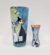 Two Goebel vases by Rosina Wachtmeister, 'Zwei Freunde', 21.5cm high and 'Autumn Greetings' 12.5cm