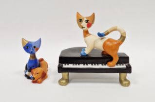 Two Goebel models by Rosina Wachtmeister, 'Piano-Forte' and 'Bella + Oskar', factory marks to