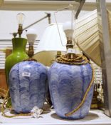 Five various table lamps (5)  Condition Report   Request: Sizes and additional photos: Pair of
