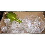 LOT WITHDRAWN A quantity of drinking glasses, to include Edinburgh crystal, Stuart crystal, a Stuart