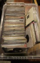 A large quantity of vinyl 7" 45 RPM singles mainly from the 60's, 70's and 80' and later including