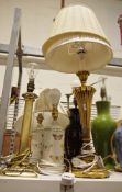Five table lamps (5)