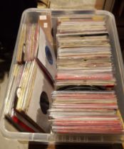 A large quantity of vinyl 7" 45 RPM singles mainly from the 60's, 70's and 80' and later including