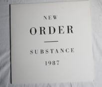 New Order, Substance 1987 (FACT200). NM sleeve and vinyl, in original white sleeve with embossed