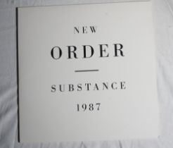 New Order, Substance 1987 (FACT200). NM sleeve and vinyl, in original white sleeve with embossed