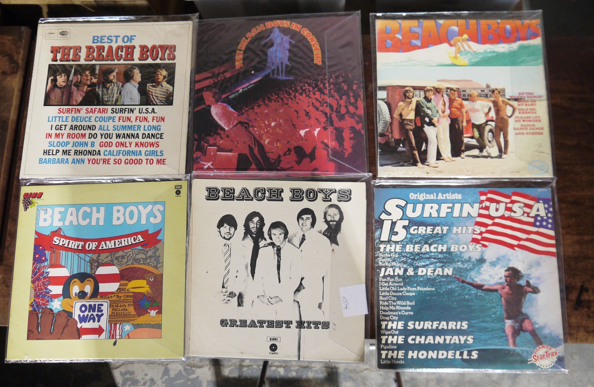 Collection of The Beach Boys vinyl LPs including Greatest Hits ST 1628, In Concert, Spirit of - Image 2 of 4