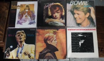 Selection of David Bowie vinyl LPs including Labyrinth soundtrack Golden Years PL14792, The