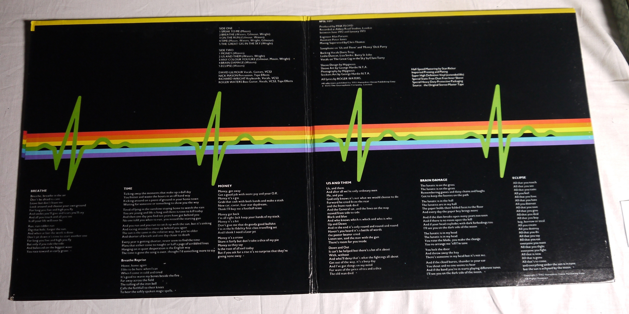 Pink Floyd 'Dark Side of the Moon', original master recording MFSL 1-017, gatefold with original - Image 2 of 4