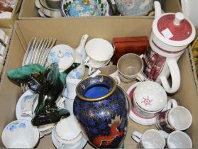 Various ceramics to include Royal Worcester 'Evesham' flan dishes, souffle dishes. ramekins etc,