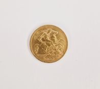 Edwardian half sovereign 1904