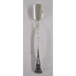 William IV silver stilton scoop, kings pattern, hallmarked London 1833, by William Chawner II,