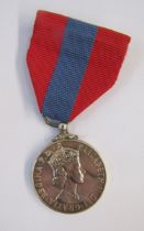 Queen Elizabeth II Imperial Service medal awarded to Dennis Hunter, in original box with ribbon,