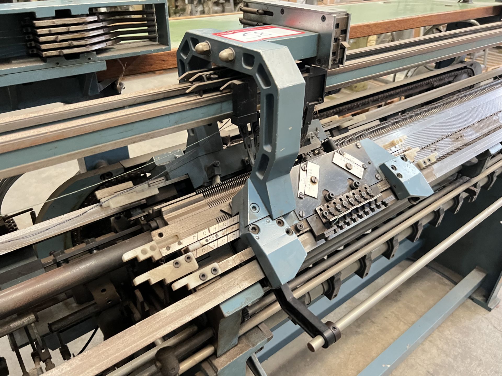 Omega 8/130 Flat Bed Knitting Machine - Image 7 of 8