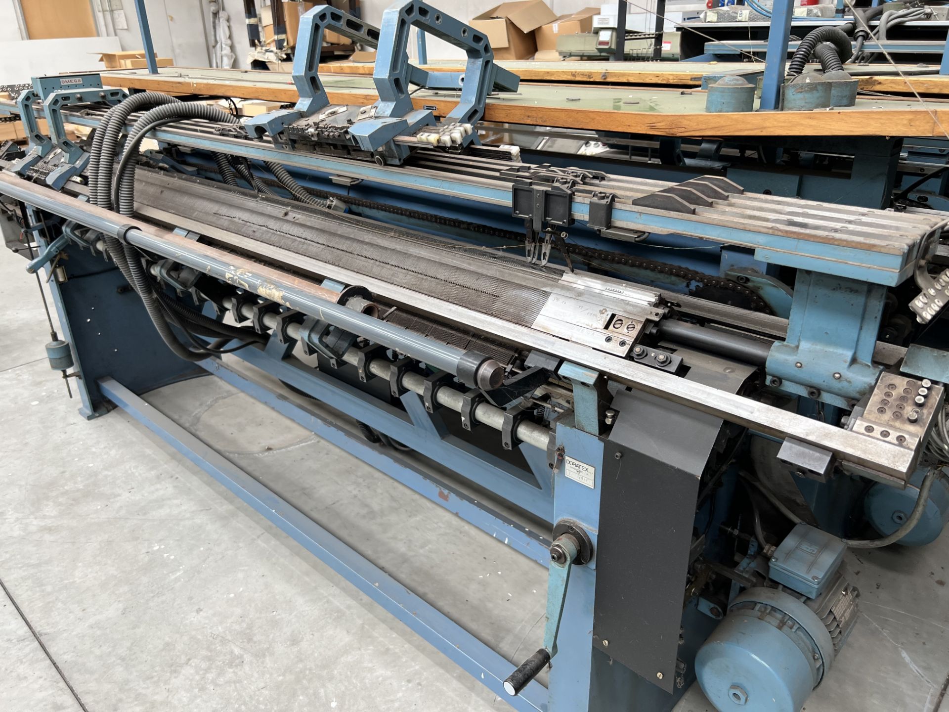 Omega Flat Bed Knitting Machines, Various Types and Bed Length Machines - Image 3 of 13