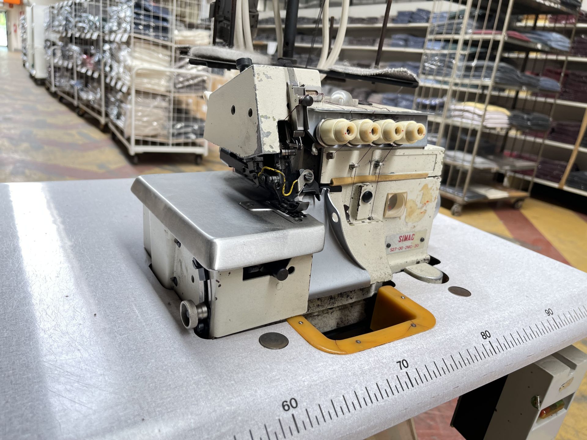 Simac S27-00-2MD-20 Overlocker Sewing machine. S/No 29534 - Image 4 of 10