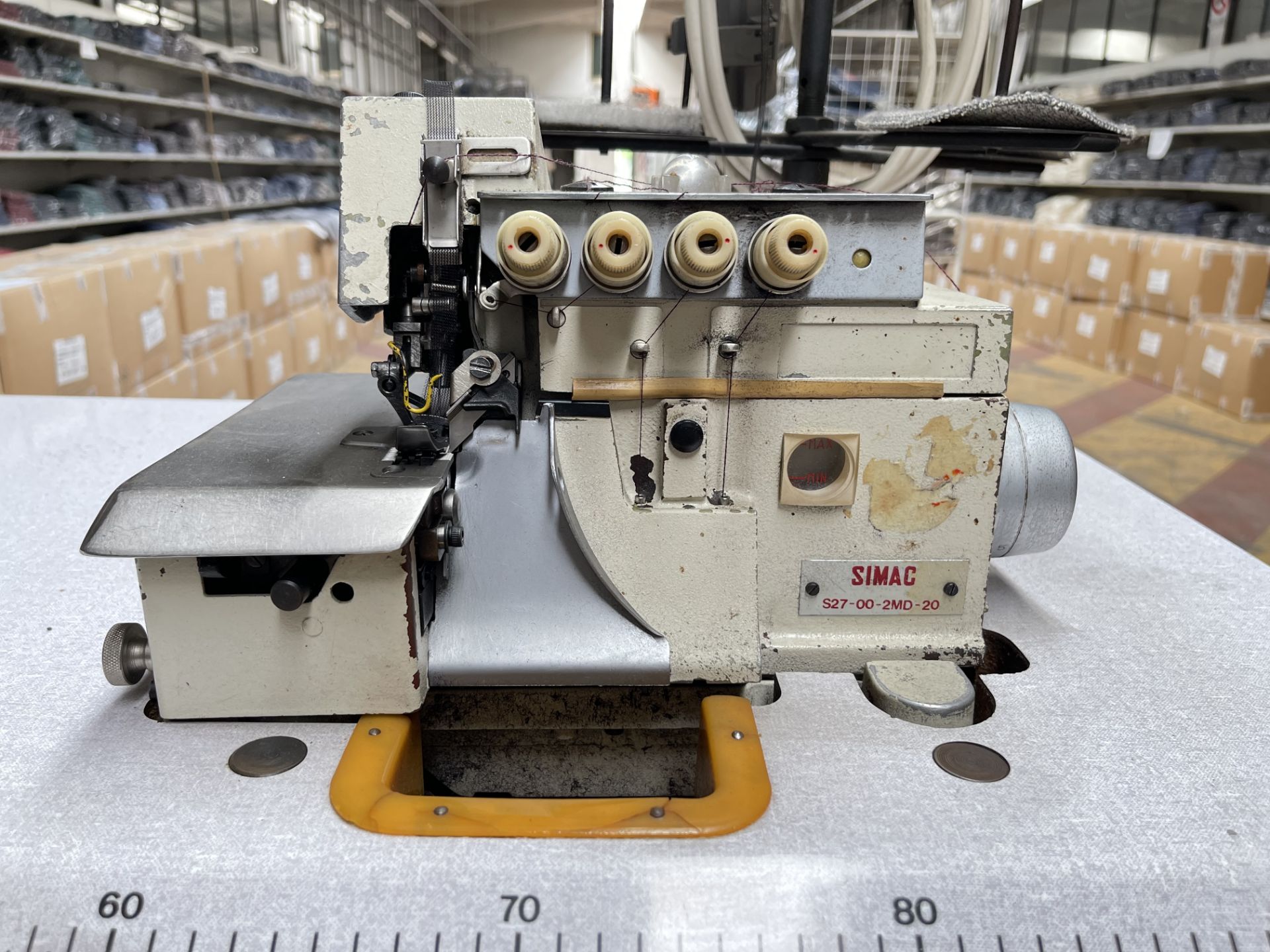 Simac S27-00-2MD-20 Overlocker Sewing machine. S/No 29534 - Image 3 of 10