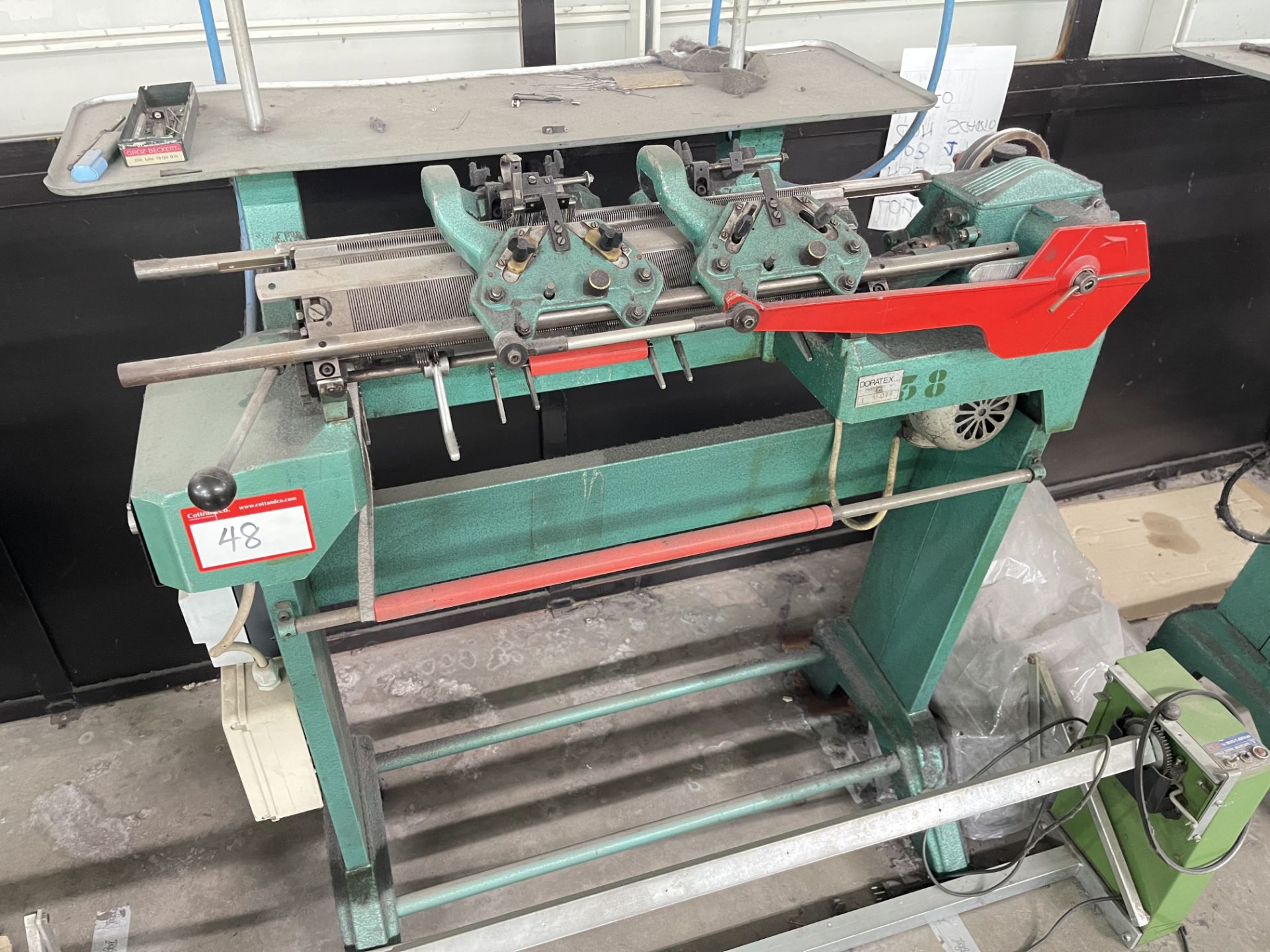 Scomar Twin Head Flat Bed Knitting Machine