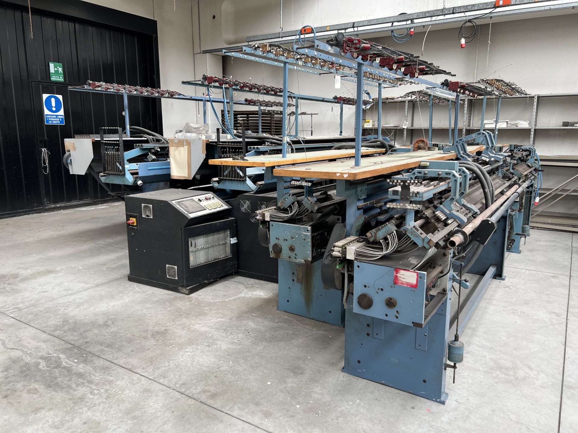 Omega Flat Bed Knitting Machines, Various Types and Bed Length Machines