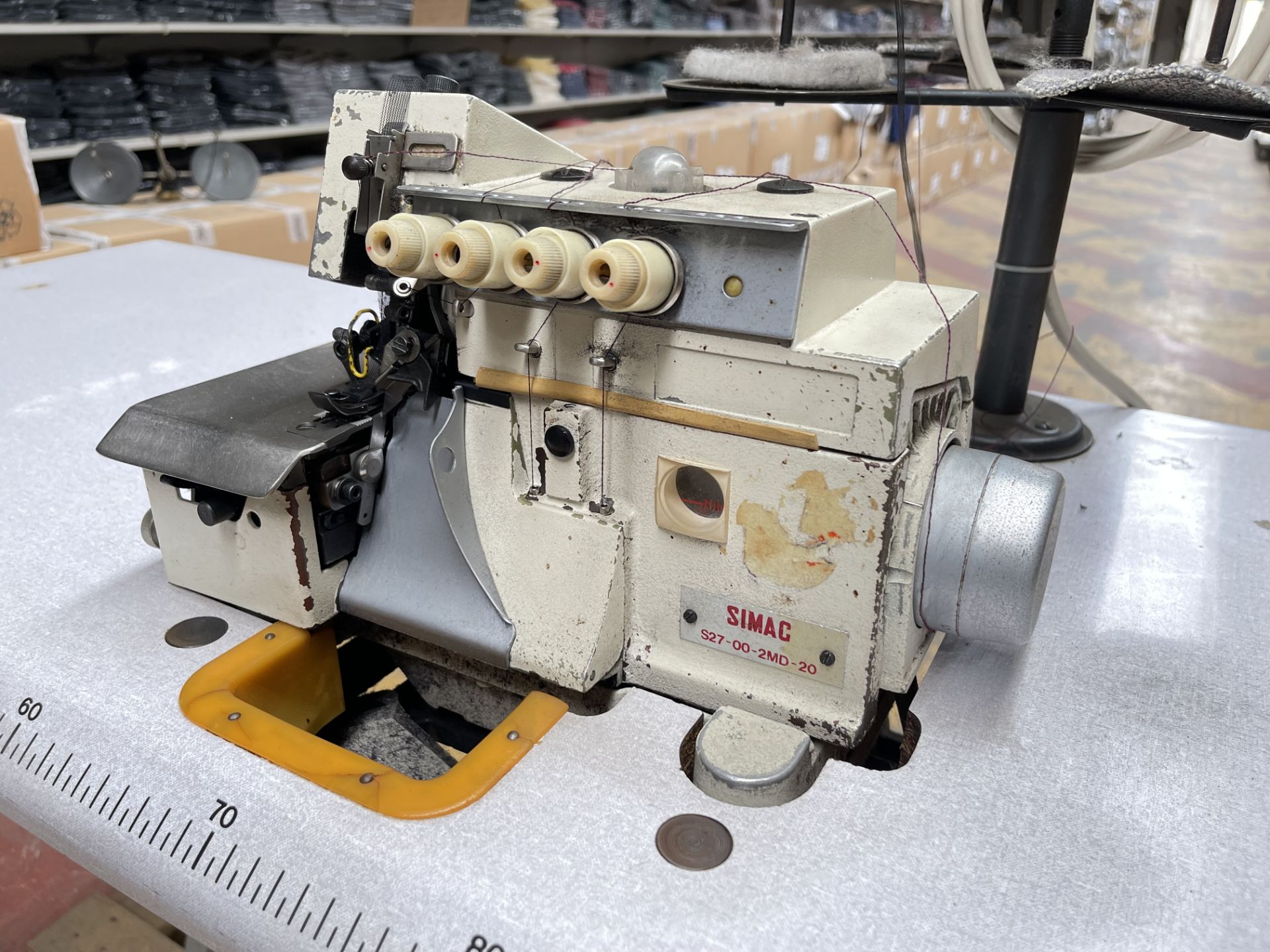 Simac S27-00-2MD-20 Overlocker Sewing machine. S/No 29534 - Image 5 of 10