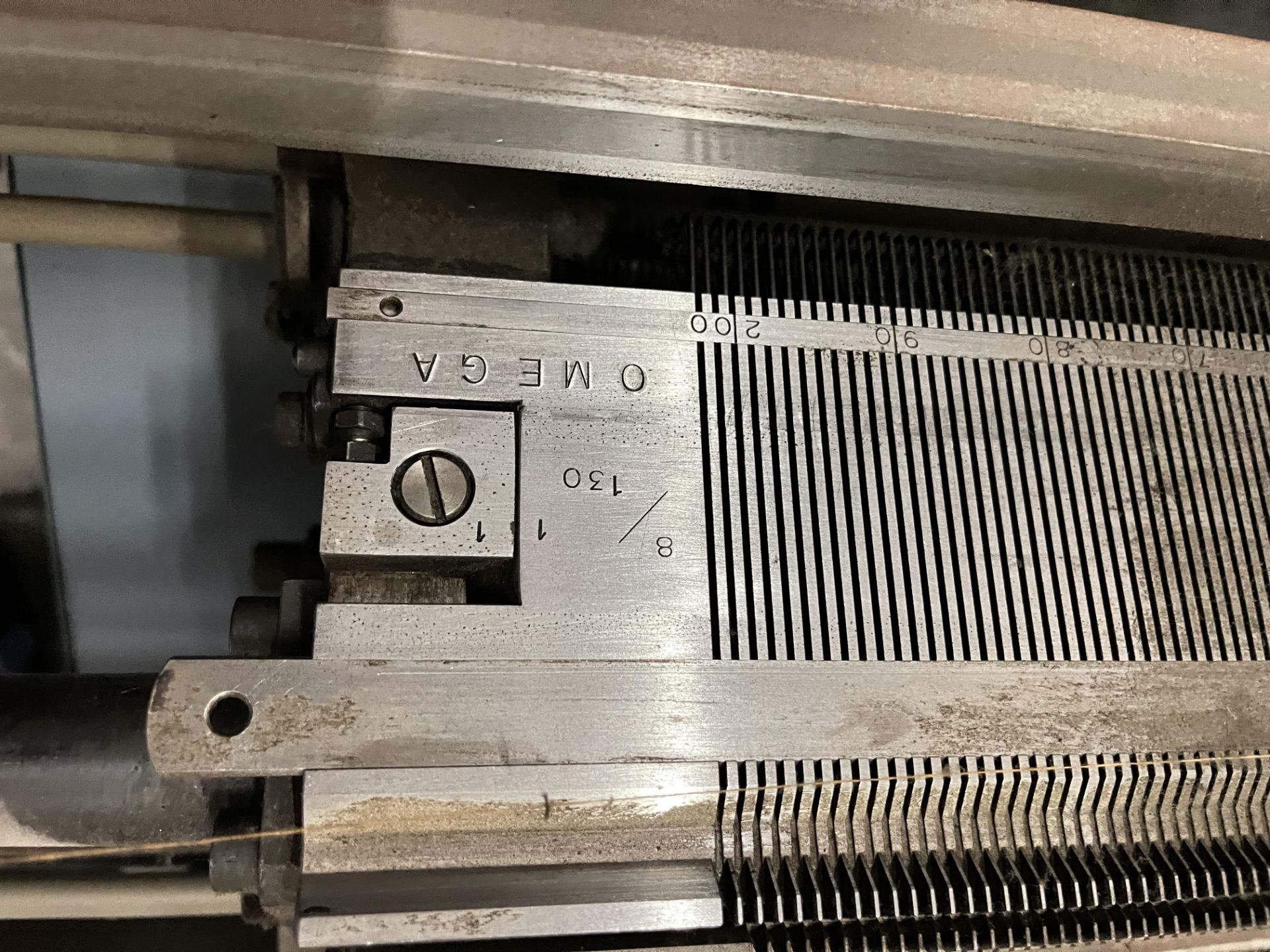 Omega 8/130 Flat Bed Knitting Machine - Image 4 of 8