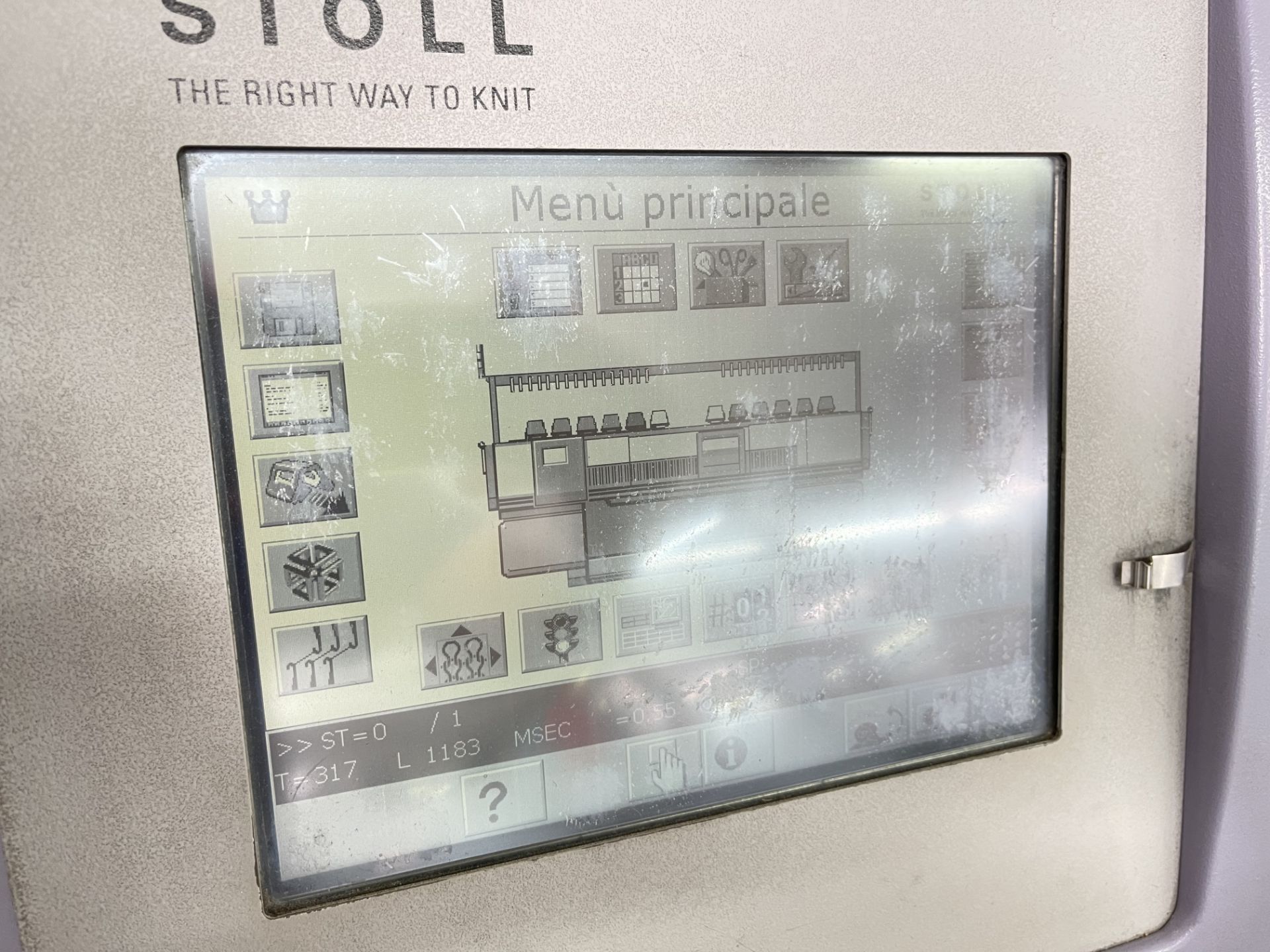 Stoll CMS 330TC Type 557 000 Flat Bed Knitting Machine - Image 2 of 8