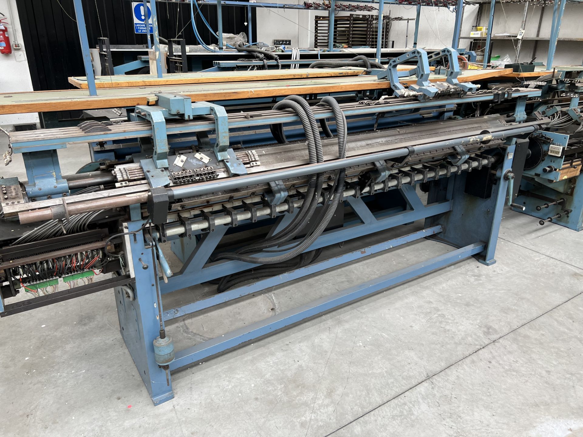 Omega Flat Bed Knitting Machines, Various Types and Bed Length Machines - Image 2 of 13