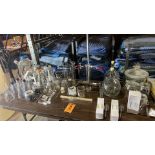 Miscellaneous lab equipment glassware