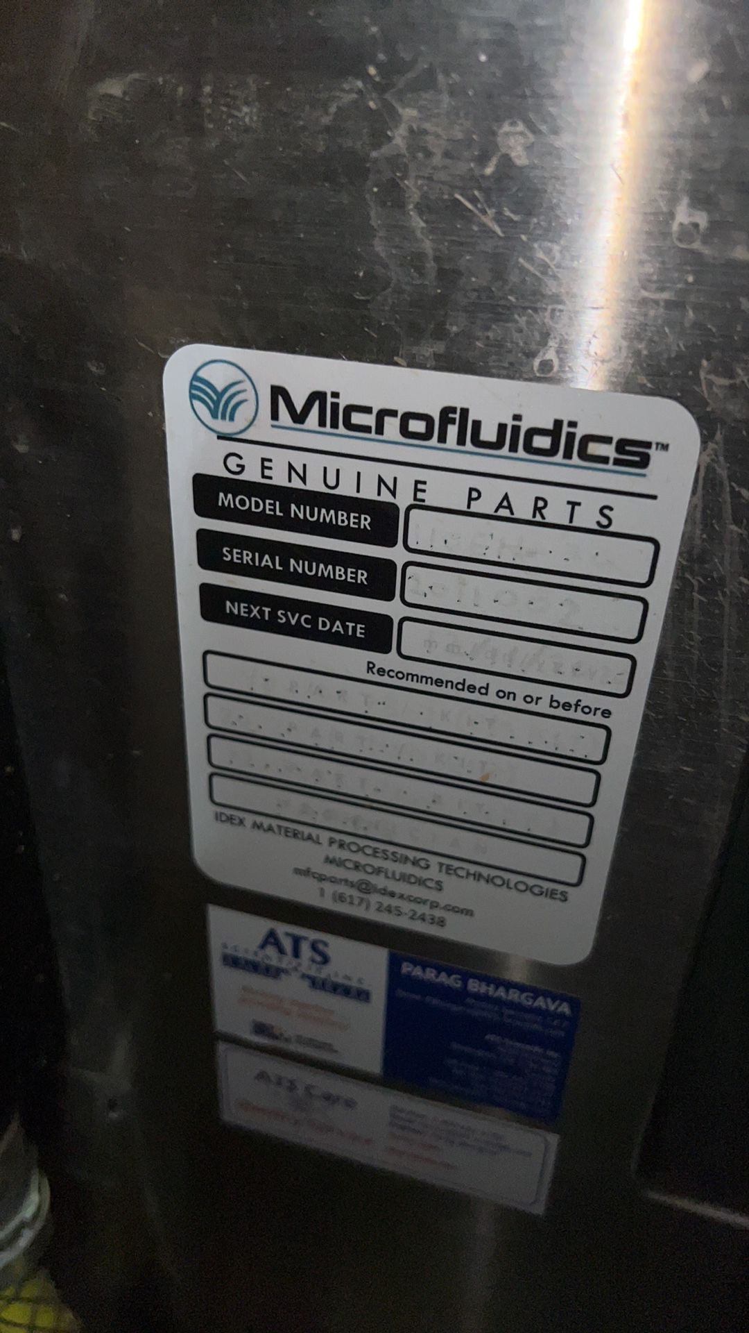 2011 MICROFLUIDICS mod. M-110EH Microfludizer, ser. 2011002. Pilot Scale Homogenizer for Continuous - Image 17 of 18