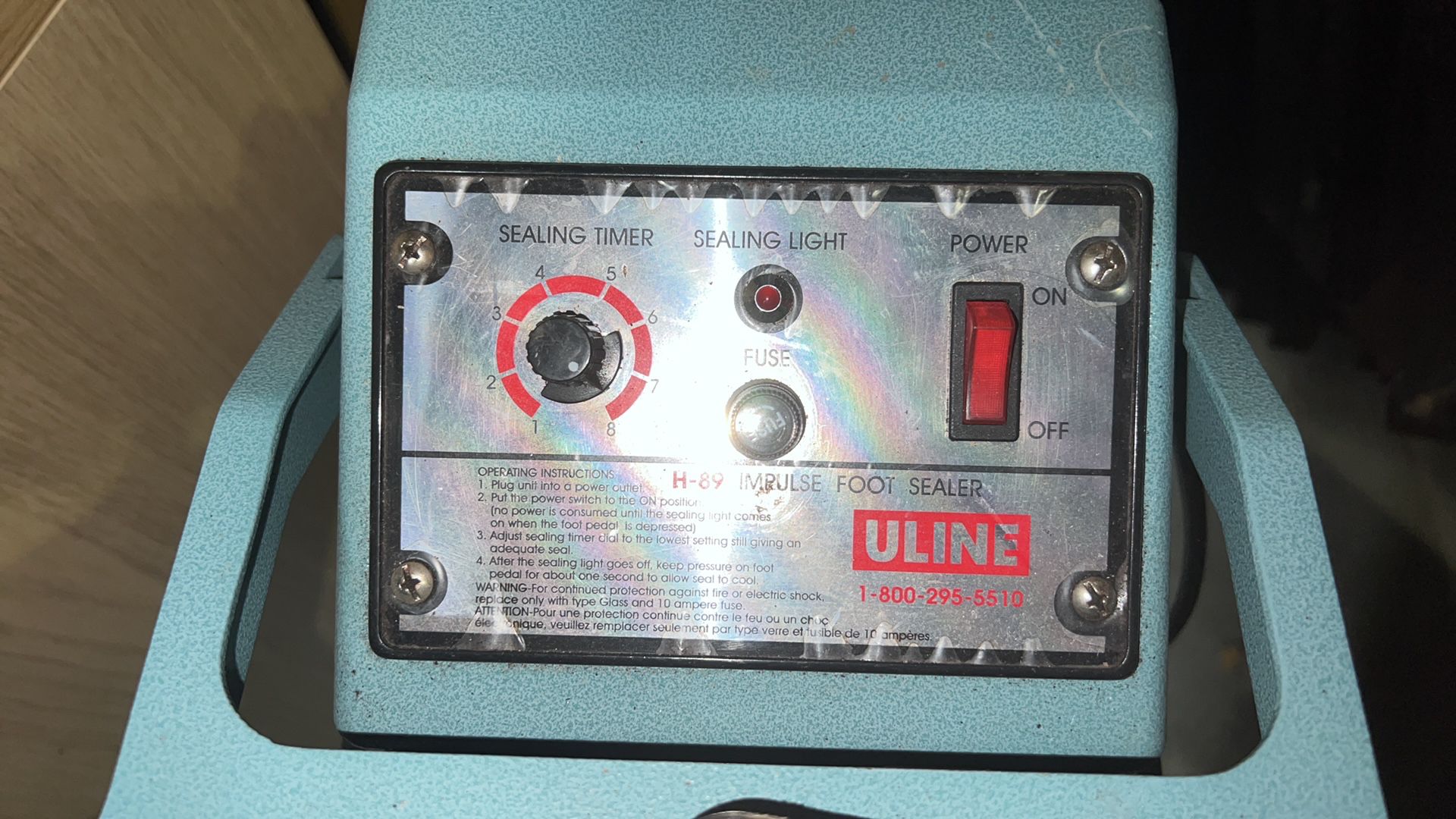 ULINE mod. H89 impulse foot sealer - Image 4 of 4