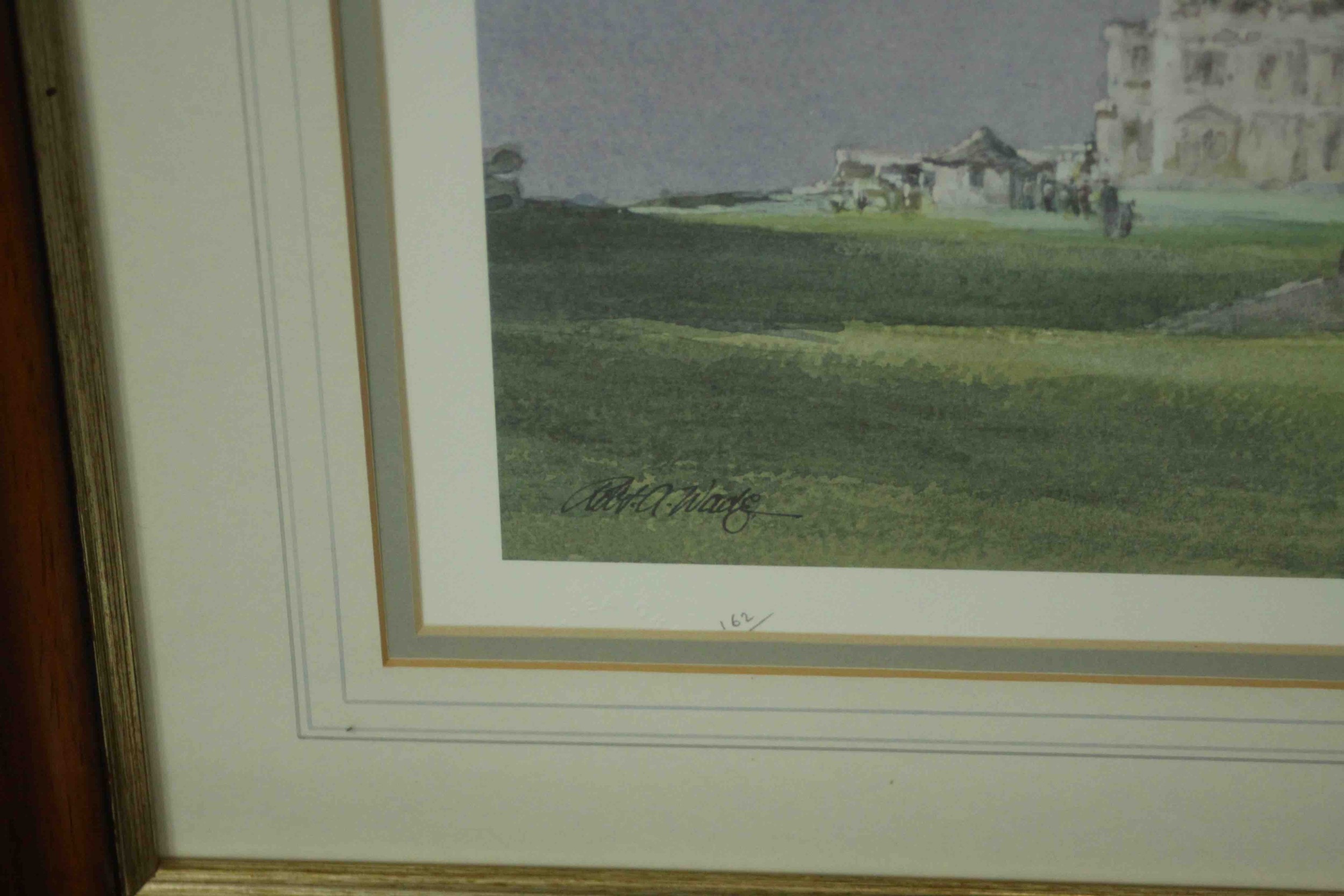 After Robert Wade (Australian b.1930), The Last Drive St Andrews, limited edition golfing print, - Image 5 of 6