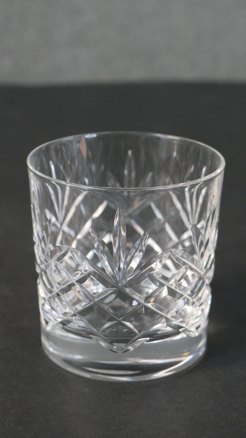 A collection of eleven hand cut Stuart crystal sherry glasses along with four Edinburgh crystal - Image 7 of 8