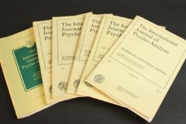 A large quantity of volumes of The International Journal of Psycho-Analysis. L.30 W.56 D.40cm. (box)