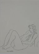 Henri Matisse, Reclining Nude, 1933, engraving on watermarked ingres laid paper, after the