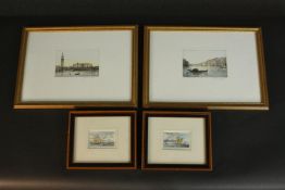 Brian Littlewood (1934-) two hand coloured limited edition etchings of boats (Pride of Baltimore and