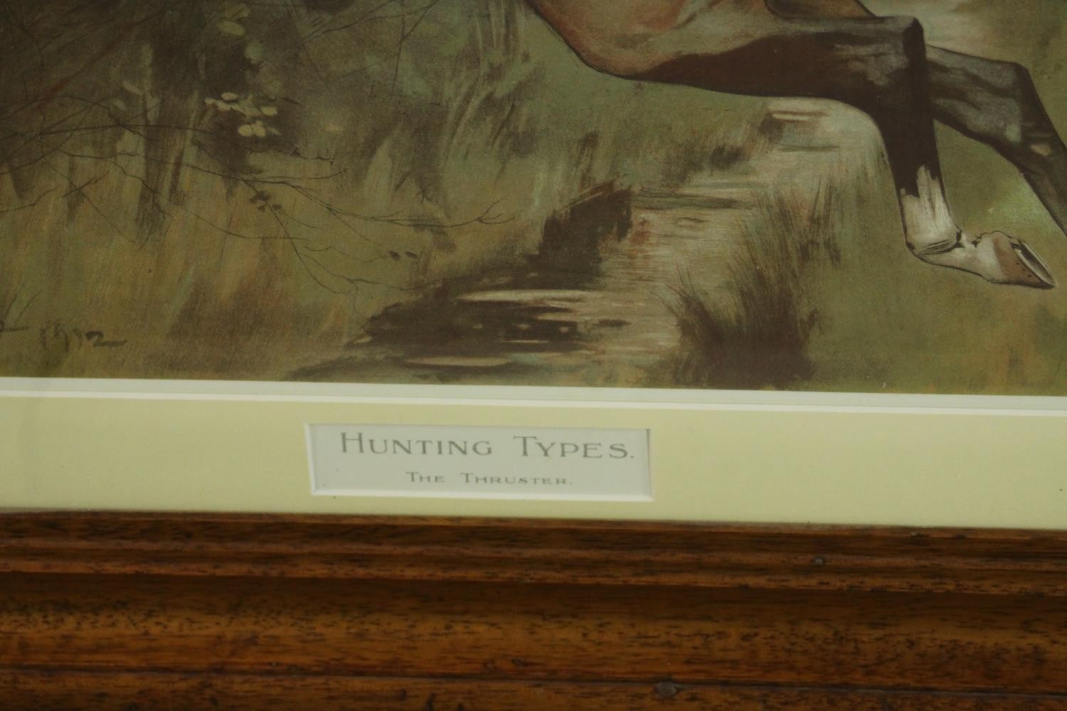 After Lionel Louis Edwards (1874-1954), Hunting Types; The Dealer and Thruster, colour prints. H. - Image 4 of 7
