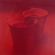 Richard Wentworth, Red Eight (from the Portfolio 'Artists Choice' 1987), 1987, Lithograph. H.42.5