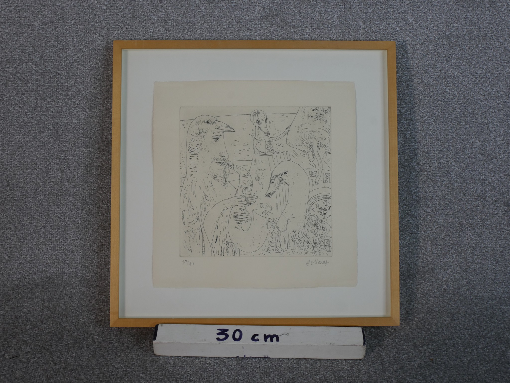John Bellany (1942-2013), Serendipity, limited edition etching 27/48, signed and numbered in pencil, - Image 3 of 6
