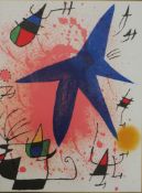 After Joan Miro (1893-1983), The Blue Star, 1972. H.52 W.43cm