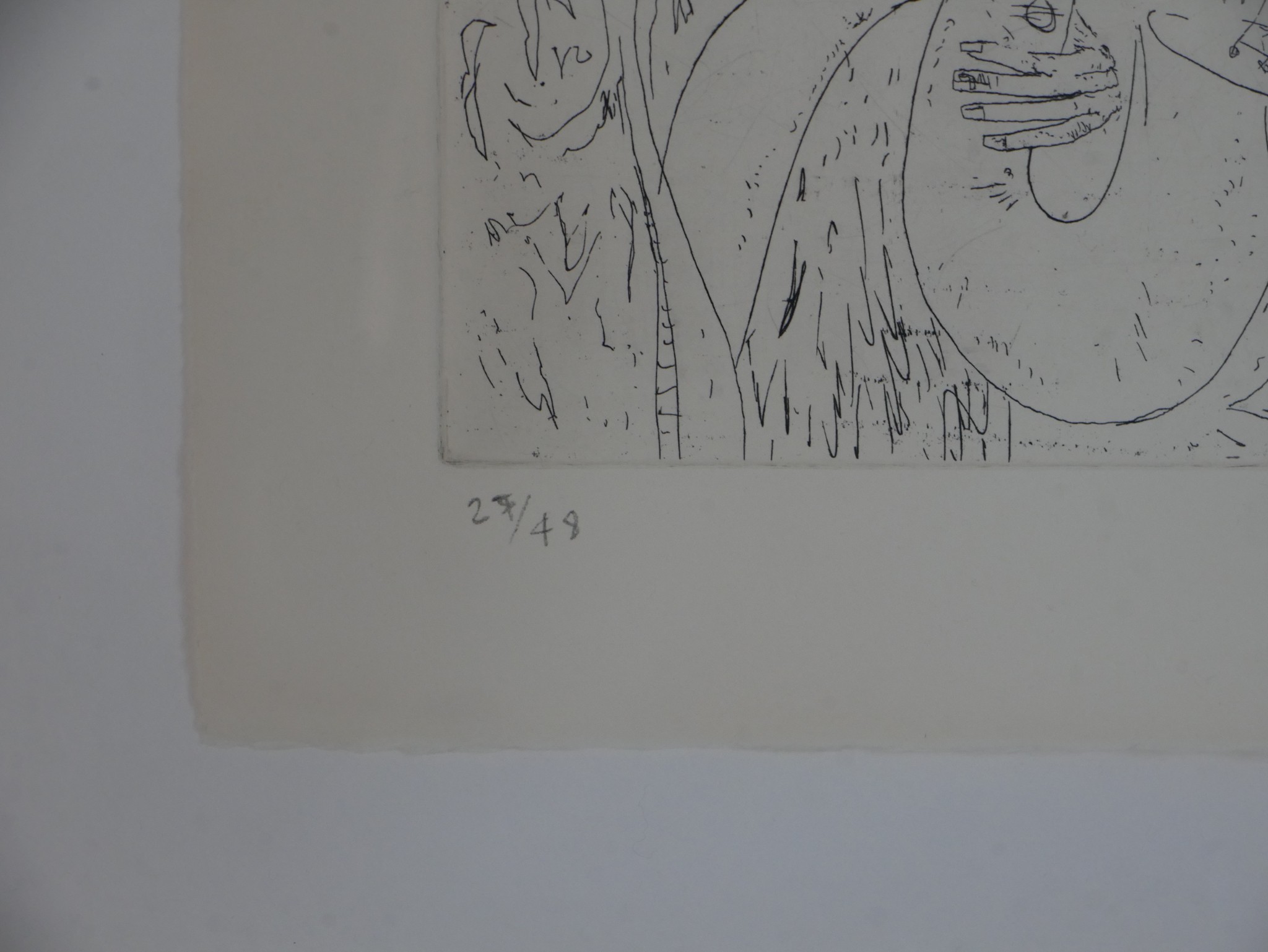 John Bellany (1942-2013), Serendipity, limited edition etching 27/48, signed and numbered in pencil, - Image 4 of 6