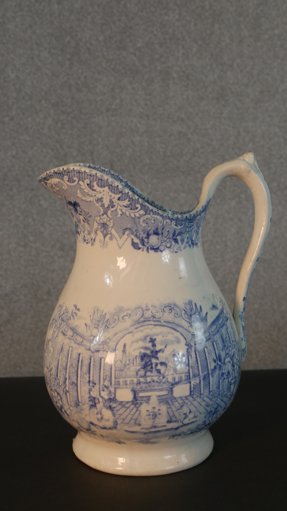 A collection of ten jugs, including a Doulton Lambeth tobacco jug. H.26cm (largest) - Image 2 of 13