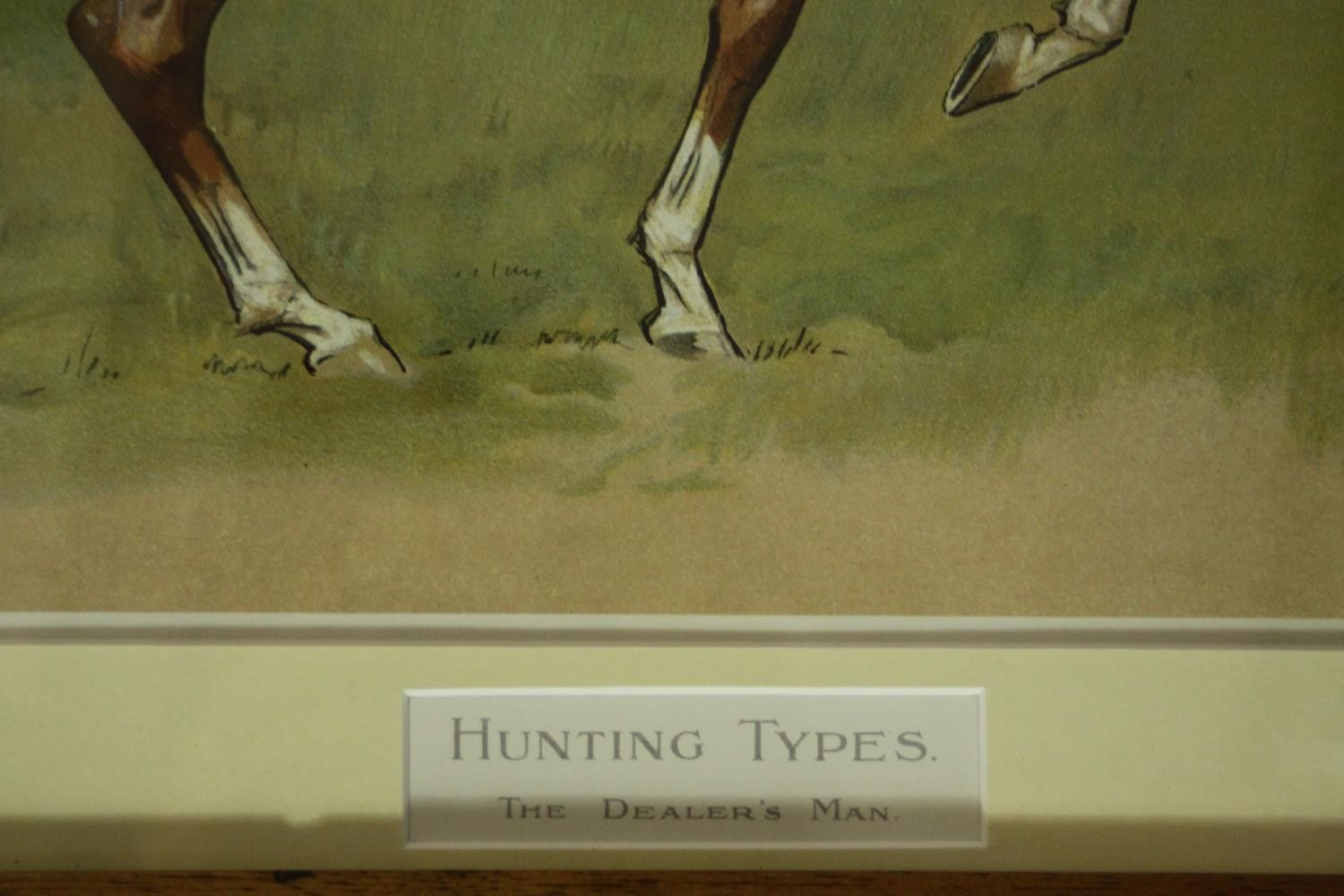 After Lionel Louis Edwards (1874-1954), Hunting Types; The Dealer and Thruster, colour prints. H. - Image 6 of 7