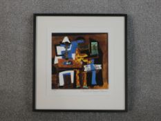 After Pablo Picasso, Musiciens aux masques (Three Musicians), (1921), 1979-1982 Giclée print on