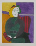 After Pablo Picasso, Femme dans un fauteuil (The Red Armchair), (1931), 1979-82, Giclée print on