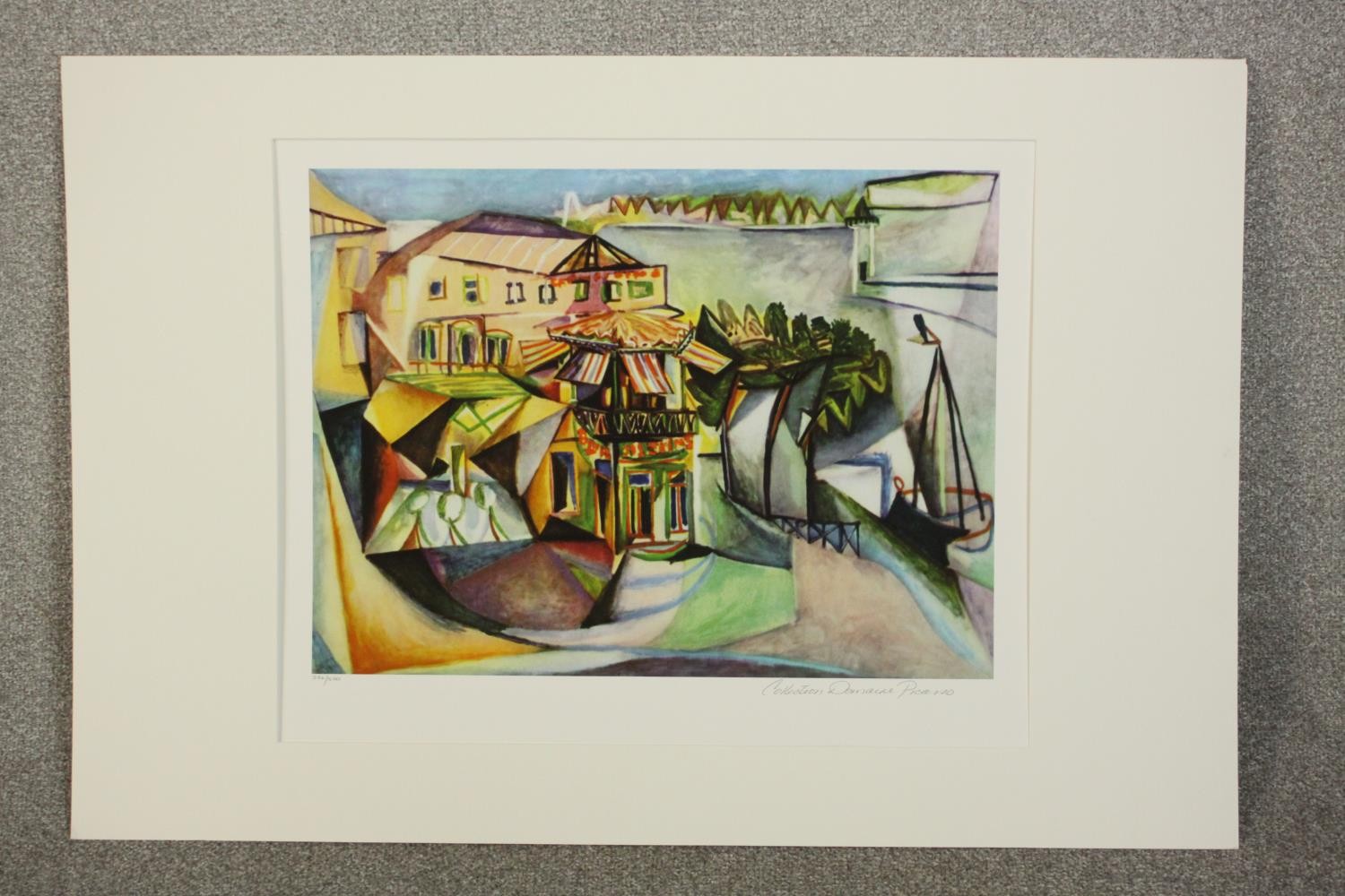 After Pablo Picasso, Cafe a Royan (Cafe in Royan), (1940), giclée print on archival paper, edition - Image 2 of 7