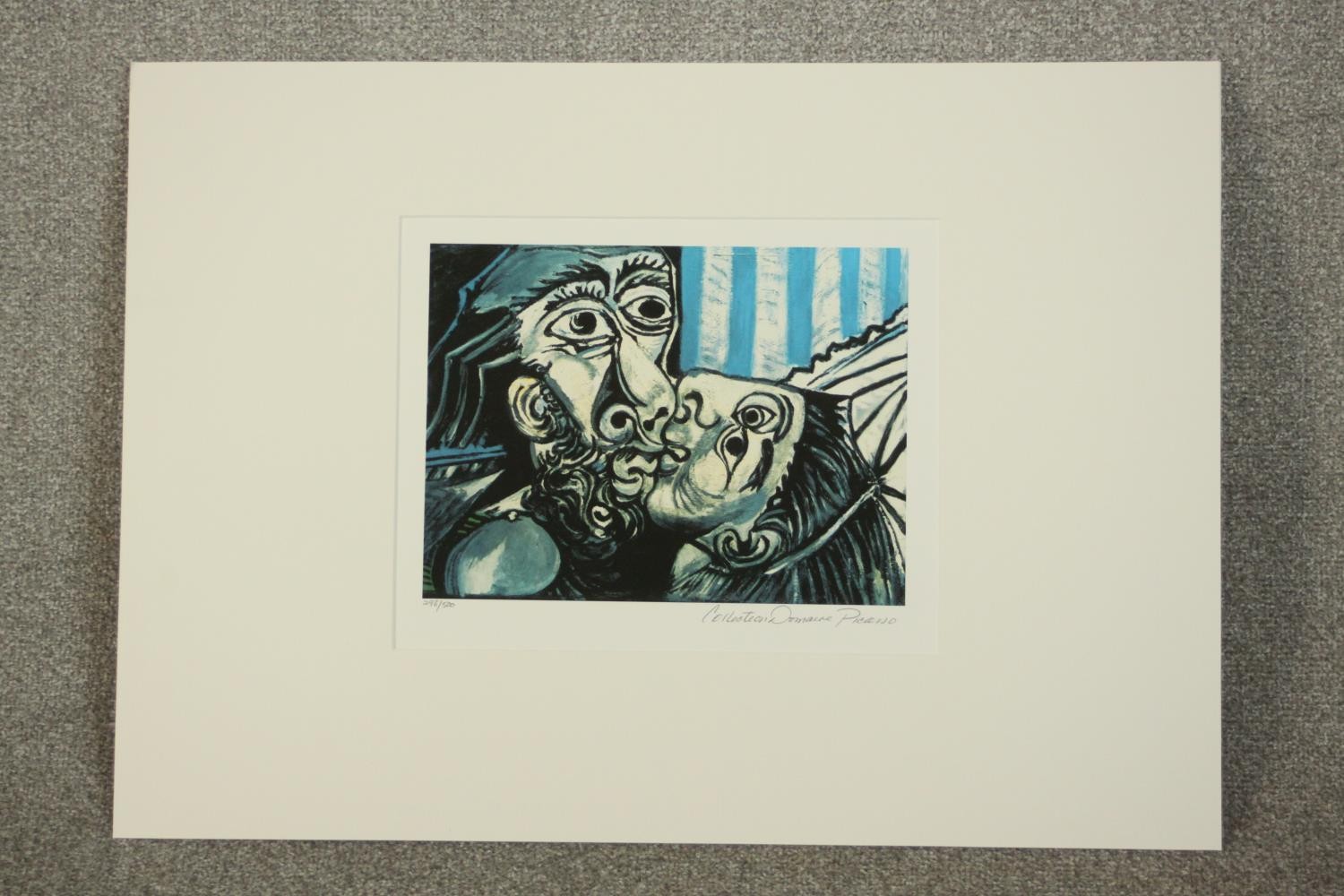 After Pablo Picasso, Le Baiser (The Kiss), (1969), giclée print on archival paper, edition 298/ - Image 2 of 6