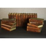 A collection of 21 leather bound Rob Roy books published 1895 by Archibald Constable and Company.