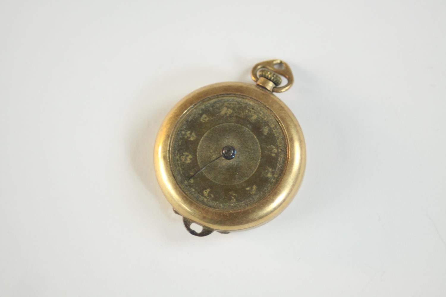 An antique 14 carat yellow gold watch (no face and not working), a ladies Oris gold plated watch ( - Image 3 of 8