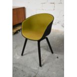 A Hay AAC tub chair by Hee Welling. 58cm H x 45cm D x 80cm H.