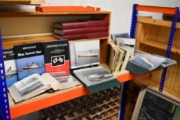 A large quantity of Marine memorabilia, photo albums and books.